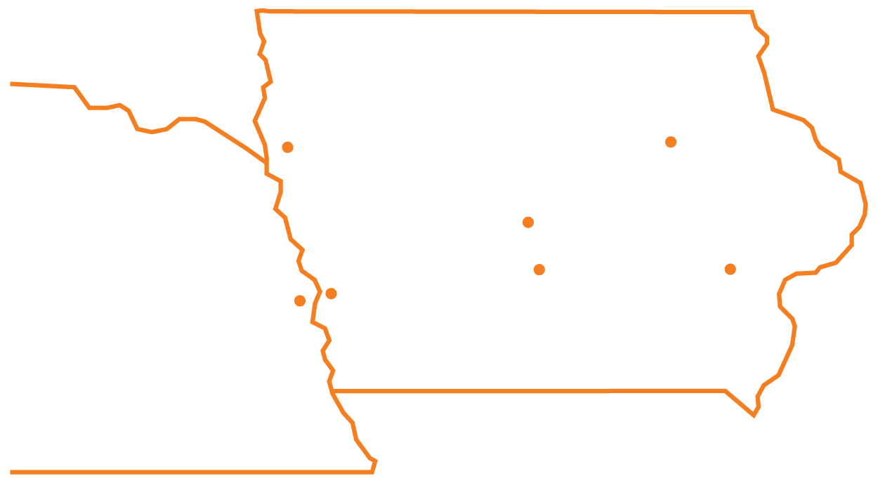 IPSI locations across Iowa and Nebraska